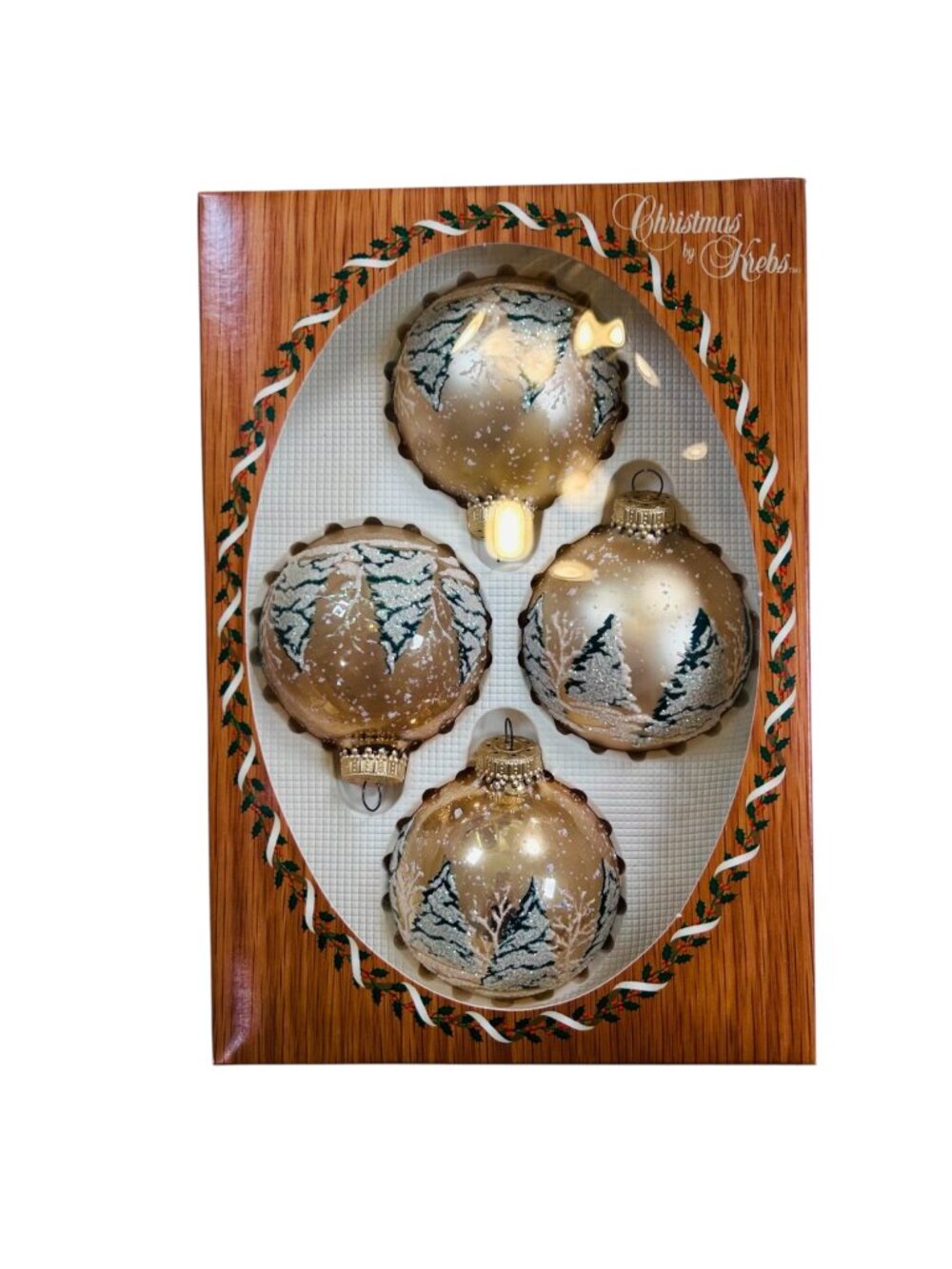Vintage Christmas Classics Blown Glass Christmas Ornaments Holiday